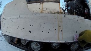 Натяжка и регулировка гусениц на снегоходе БУРАН.