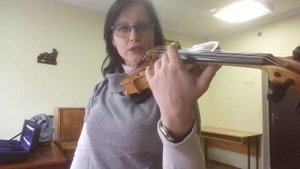 Вибрация на скрипке