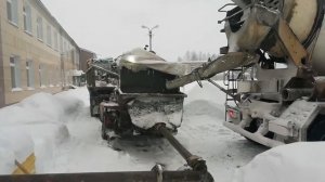 Бетон. Насос. Подача