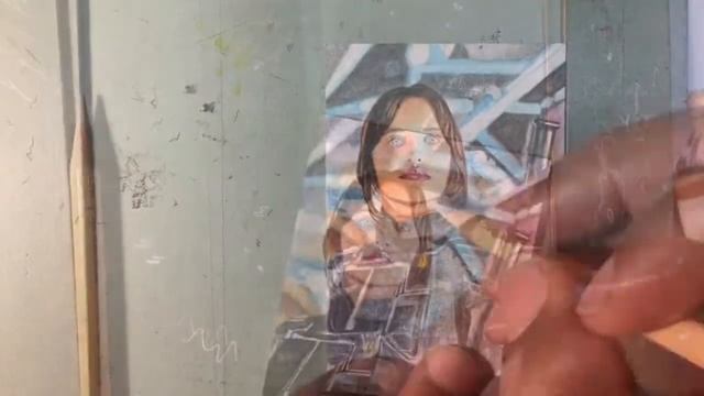 TOPPS STAR WARS MASTERWORKS JYN ERSO ARTIST PROOF SKETCH CARD BY ROY COVER смотреть онлайн