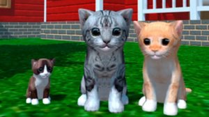Симулятор Кота - Жизнь Животных #5 КОТЯТА в поиске ЯИЦ в Симе Cat Simulator Animal Life