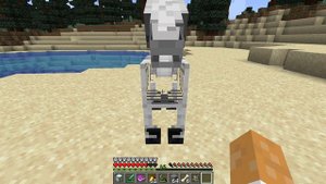 Когда на лошадях-скелетах нельзя ездить в Minecraft Java Edition