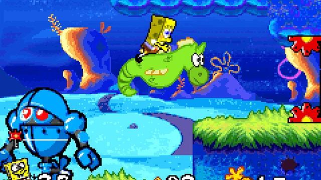 SpongeBob SquarePants: Battle for Bikini Bottom (Game Boy Advance) полное прохождение