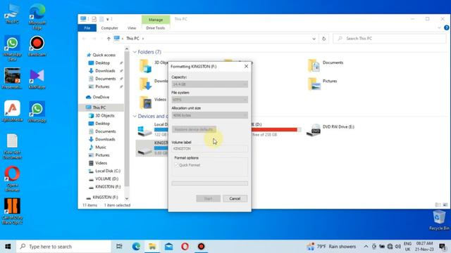 How to format a pen drive correctly : FAT32 to NTFS смотреть онлайн
