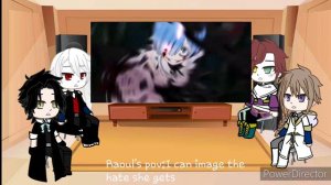 Blood moon calling react to mc and Hadrian's child as Rem(otome game)(very lazy)(read desc)