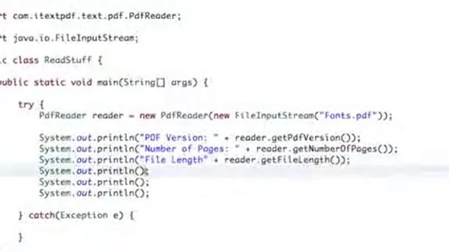 JAVA Programming Tutorial PDF with Java 05 The PdfReader смотреть онлайн
