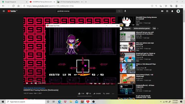 Undertale FACING DEMONS смотреть онлайн