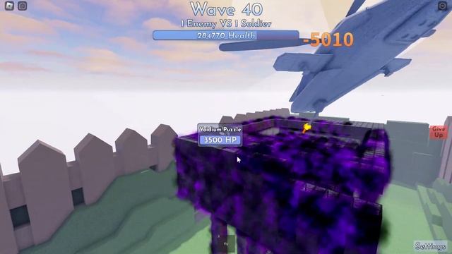 CAN I BEAT WAVE 40 USING ONLY 1 TOY SOLDIER in Toy SoldierZ Roblox Game?! Wave 40 Helicopter! смотреть онлайн