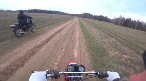 Покатушка пошла не по плану!!! ВЕСЁЛЫЙ ПОЛЁТ/НО НЕ У НАС!!!))) Мотоцикл Минск 125