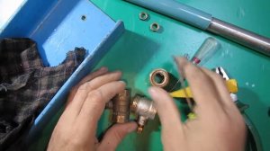 кран шаровый разобрать и раскрутить достать шарик