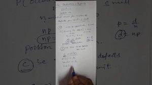 III BSc Stat P6 U2 L6 Control Chart for number of defects per Unit c chart