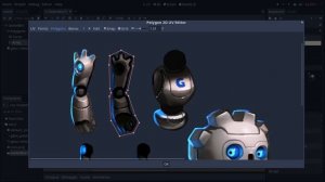 2d Mesh Deform and Rigging in Godot 3.1: Skeleton2D and Bone2D tutorial 1