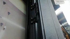 Теплая входная алюминиевая дверь