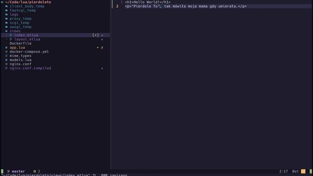 Lua Lapis Web Framework on OSx part 5 - views смотреть онлайн