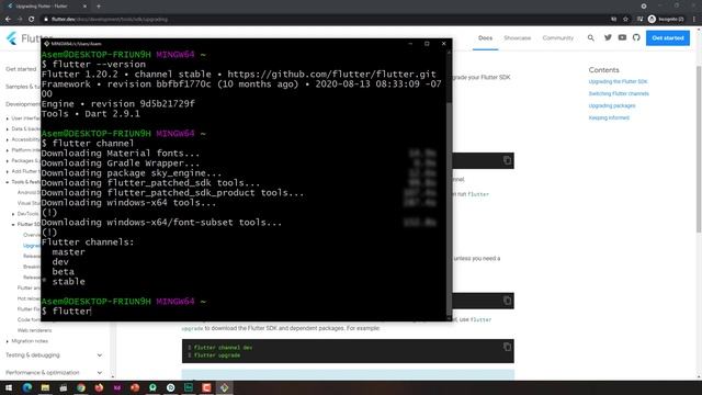 Flutter & Dart Upgrade (Arabic) تحديث فلاتر ودارت الى اخر اصدار смотреть онлайн