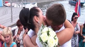 Веселая свадьба в Москве.