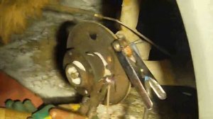 снимаем заднию ступицу на ваз Калина