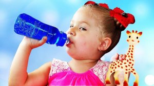 Crying Babies in Car, Learn colors with Baby Colored Bottles | Bad Kids Colours Learning Video
