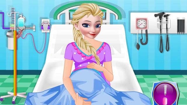 ЭЛЬЗА РОЖАЕТ! РОДЫ У ПРИНЦЕССЫ Развивающий мультик для девочек! Детский мультик! смотреть онлайн