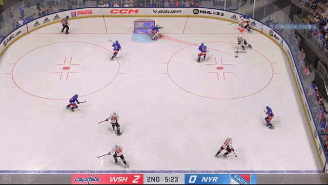 (Xbox series X) NHL 23 Gameplay Match 37 Washington Capitals vs New York Rangers (4K Video)