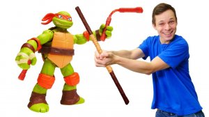 Новые игрушки Черепашки Ниндзя! Как спасти Федора? Веселые игры приключения для мальчиков