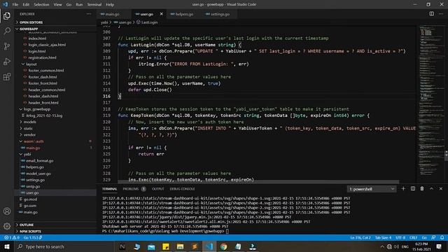 Golang HTTP User Authentication Yabi Series 15 | Golang Web Development | WebAssembly Auth System