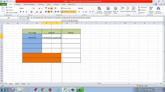Tutorial Cómo elaborar una tabla en Excel, con celdas combinadas, función suma y función promedio. смотреть онлайн
