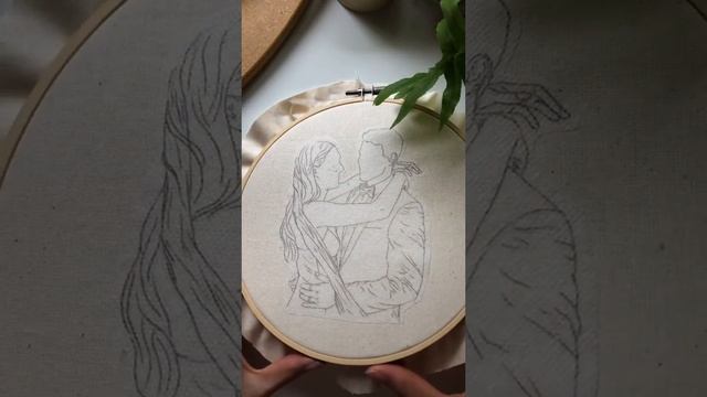 ?? Hand embroidery portrait. - 5 minute crafts