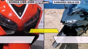 Honda CBR 650R vs Kawasaki Ninja 650-Comparison