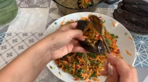 Баклажаны фаршированные овощами ? Квашеные Баклажаны и Помидоры с начинкой. Запасы на Зиму