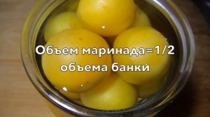 Маринованная алыча к мясу на зиму