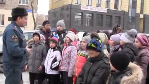 Экскурсия для школьников в настоящую пожарную часть