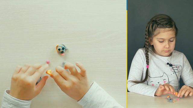 Лепим из пластилина щенка / Пластилин / Как слепить щенка смотреть онлайн