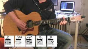 "Somebody To Love" Acoustic Guitar, Queen, chords, original vocals