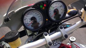 Ducati Monster s4rs.  Walk around,  start and Rev