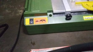 Настольная мини циркулярная пила Proxxon ks230#четки: дорожки,погон.