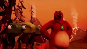 гризли  и лемминги.перемещение..