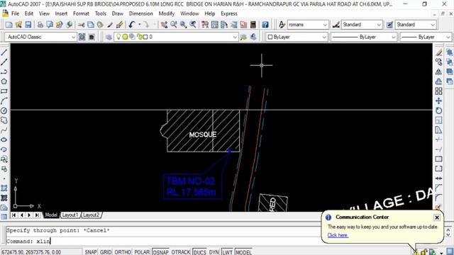 How to use XLINE or Construction Line command in AutoCAD смотреть онлайн