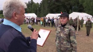 В деревне Малое Протопопово Томского района состоялось закрытие палаточного лагеря «Научись спасать