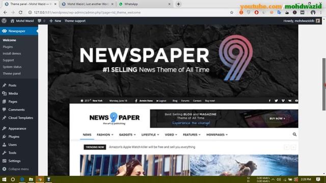Best Newspaper Wordpress Theme For SEO | Downlaod And Activate Newspaper 9 Wordpress Theme смотреть онлайн