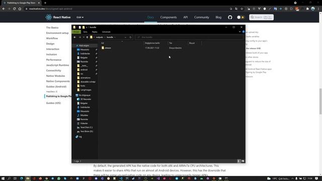 React Native Signed Release Apk