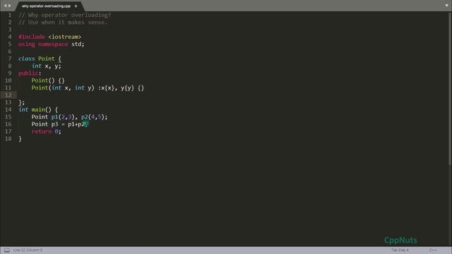 When To Use Operator Overloading In C++?
