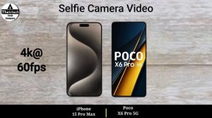 iPhone 15 Pro Max 5G vs Poco X6 Pro 5G