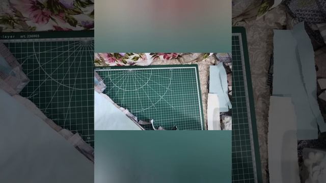 Юбка сшита из кусочков ткани. Давно мечтала сшить и вот она у меня есть. смотреть онлайн