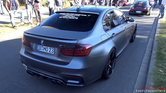575 HP BMW M3 F80 w/ Akrapovic Evolution Race Exhaust - LOUD Revs & Crackles !