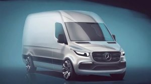 HOT NEWS!! 2018 Mercedes Sprinter first official sketch of design
