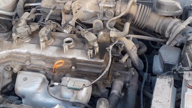 Замена катушки зажигания на Nissan Almera. смотреть онлайн