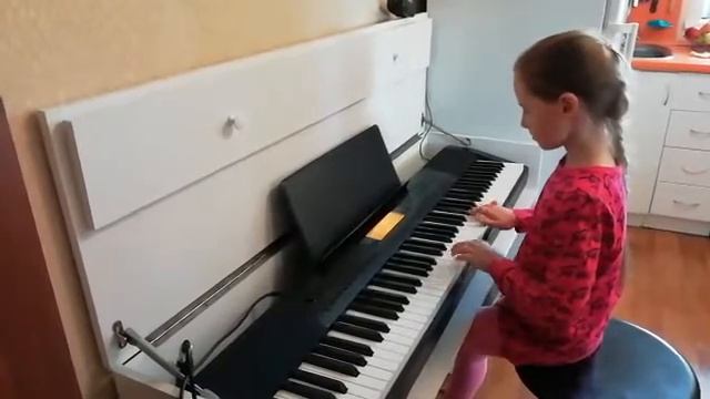 СОНАТА - И.Бенд (пианино) Рыбьякова Алина 9 лет смотреть онлайн