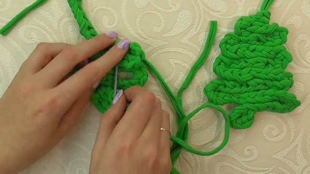 Елочная игрушка из трикотажной пряжи крючком смотреть онлайн