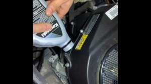 Husqvarna 316 AWD Замена масла и масляного фильтра